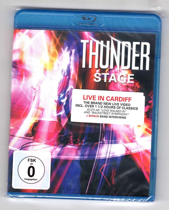 Thunder - Stage (Blu-Ray) Nowa w folii Koncert Hard Rock 2017