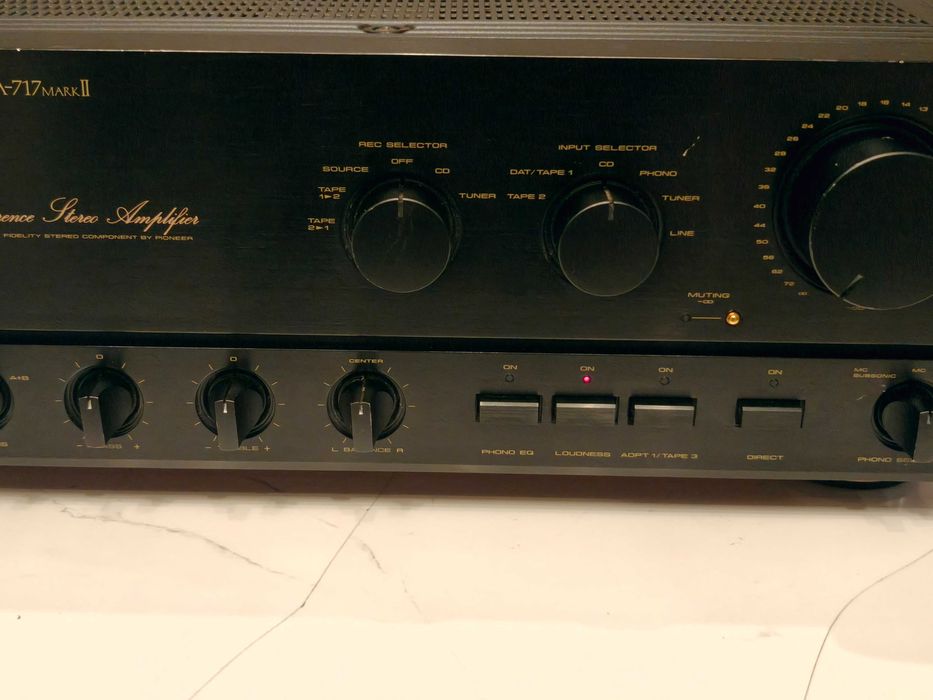 PIONEER A-717 MARKII Potężny Wzmacniacz Stereo Dual Mono