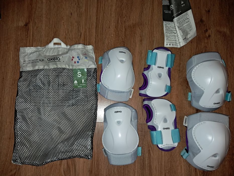 Protecções de mâos, joelhos e cotovelos  para criança