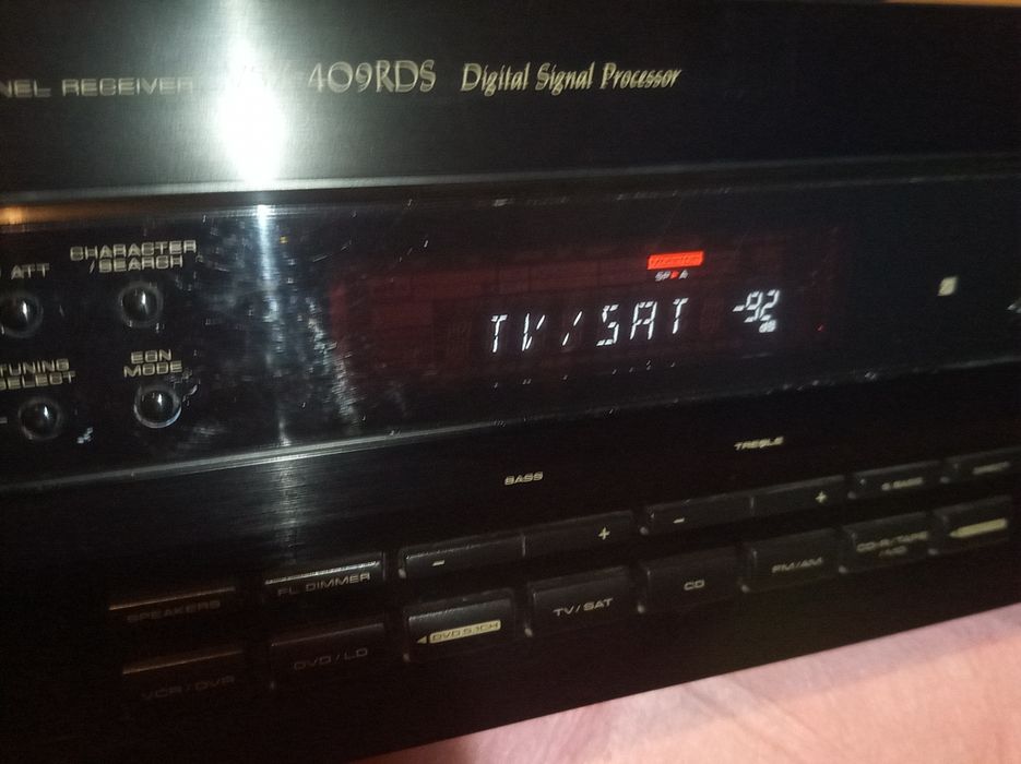 Amplificador Pioneer com radio mod VSX 409RDS com comando