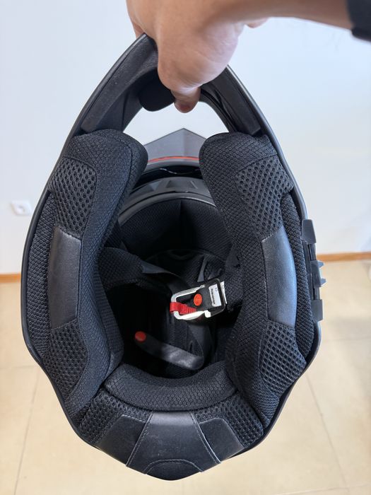 Capacete Bogotto Novo com colunas e microfone
