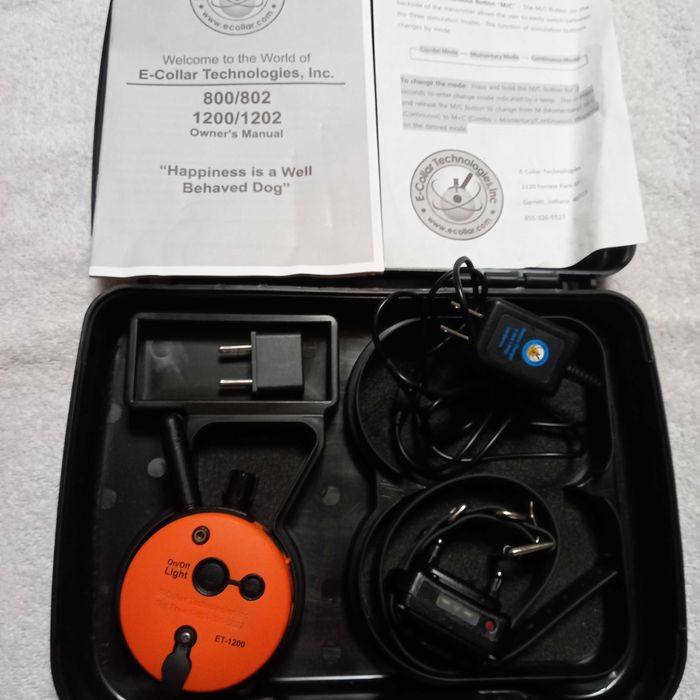 obroża elektroniczna elektryczna et-1200 e-collar mega zasięg 1.6 km