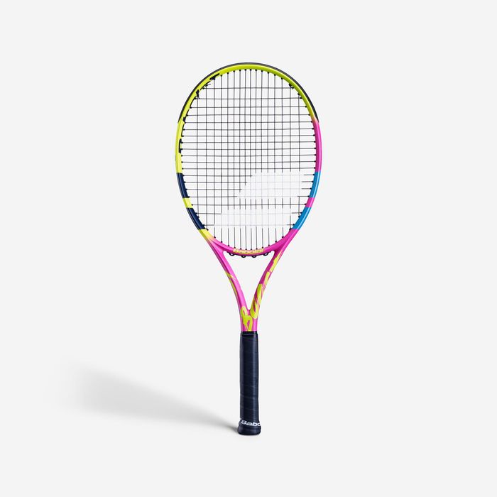 Raquete de ténis adulto - Babolat Boost Rafa rosa amarelo