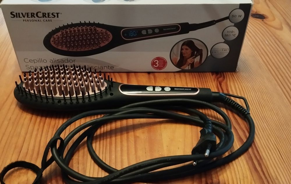 Escova Eléctrica para alisar cabelo