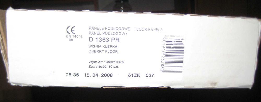 Panele podłogowe używane (laminowane)