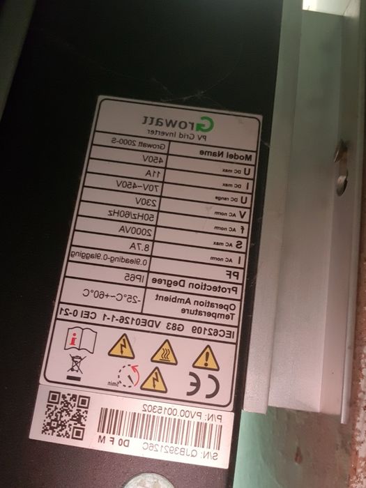 Falownik Growatt 2000s