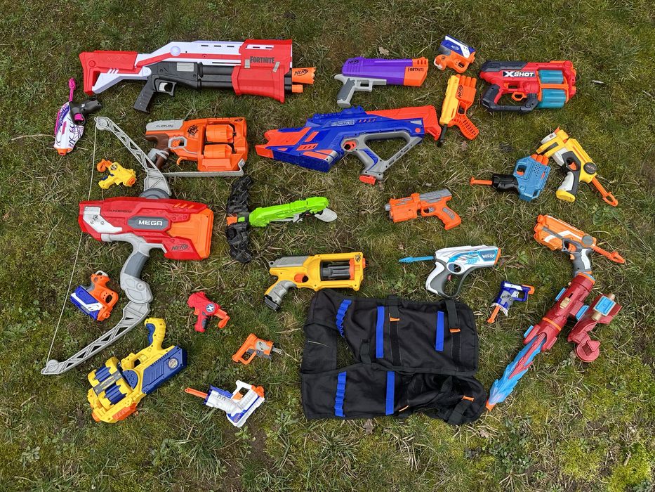 Zestaw Nerf - Zabawki + Strzałki, Akcesoria, Super Cena! Warszawa