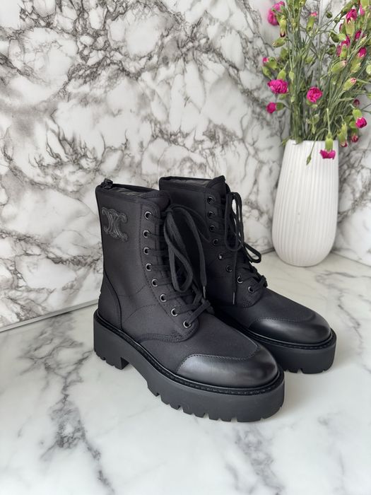 Botki Celine black leather