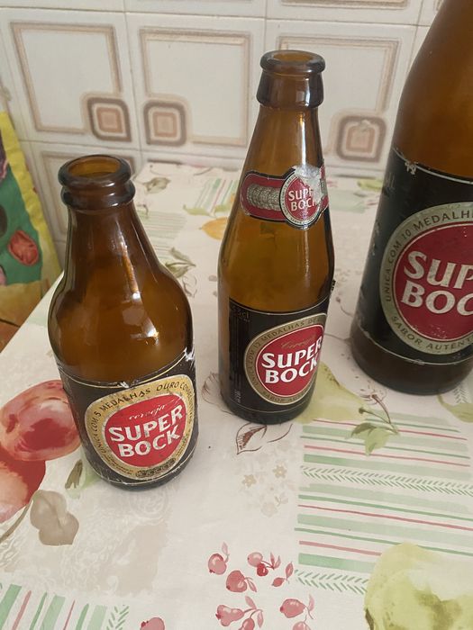 Garrafas cerveja anos 90