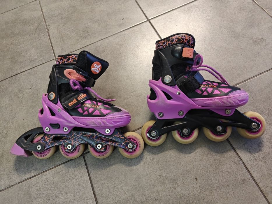Rolki dla dziewczynki r. 33-36 Cool Slide Fluo ride