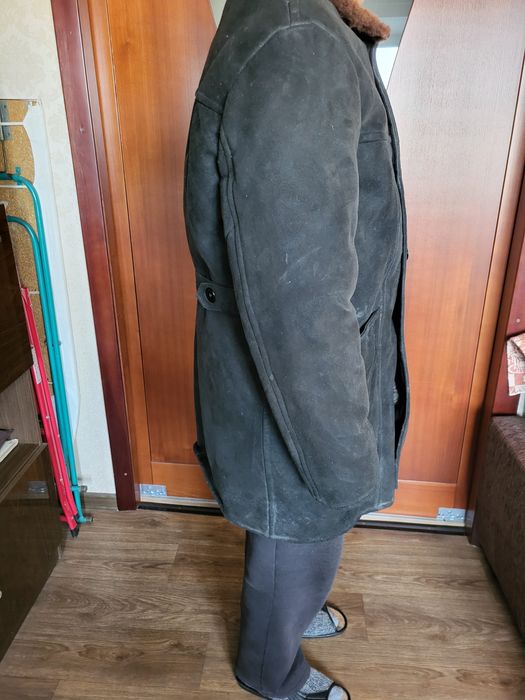 Тулуп, кожух, натуральная овчина, разм.56