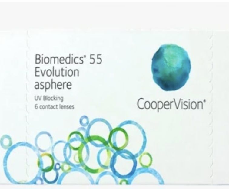 Контактні лінзи, Biomedics 55, -2.5, ціна за 2шт