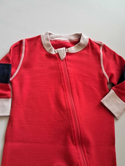 Rampers/kombinezon Tufte, merino wool/wełna bambus, r. 62/68