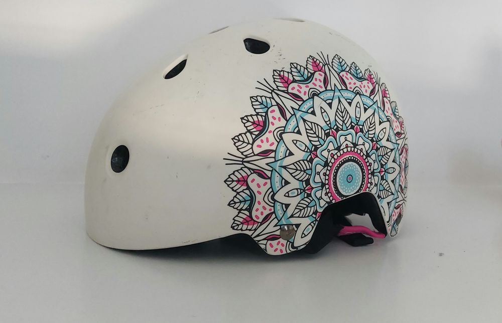 OXELO Capacete de proteção para crianças e proteção para corpo