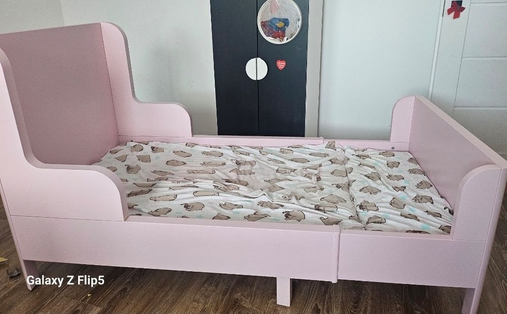 Łóżko dla dziewczynki z Ikea+ materac