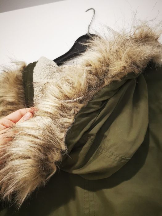 Kurtka ciążowa khaki H&M rozmiar S