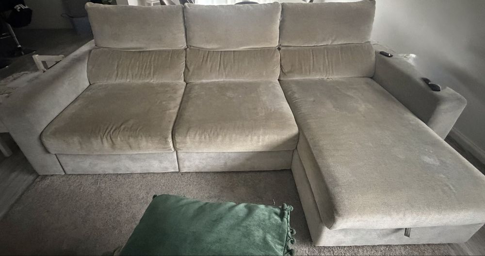 Sofa cinzento Ikea