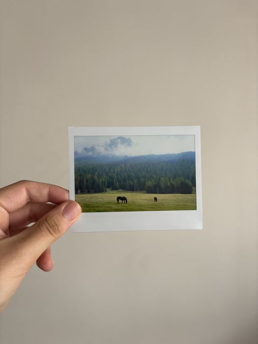 Foto Original Polaroid Dolomites- Lago di Misurina