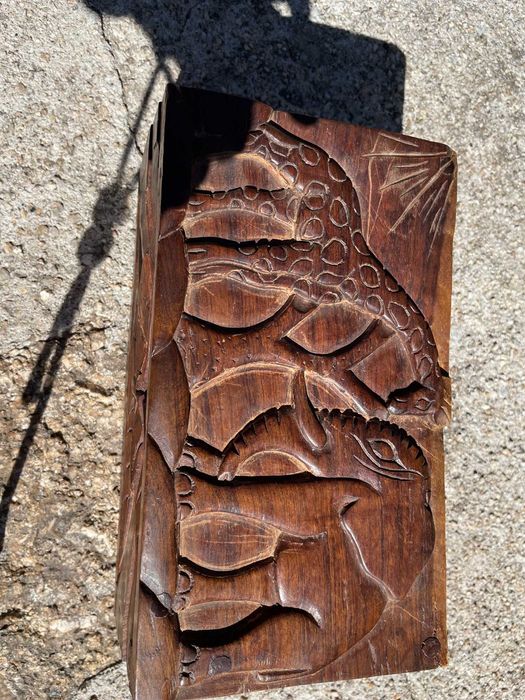 Caixa de Madeira feita á mão - Artesanato