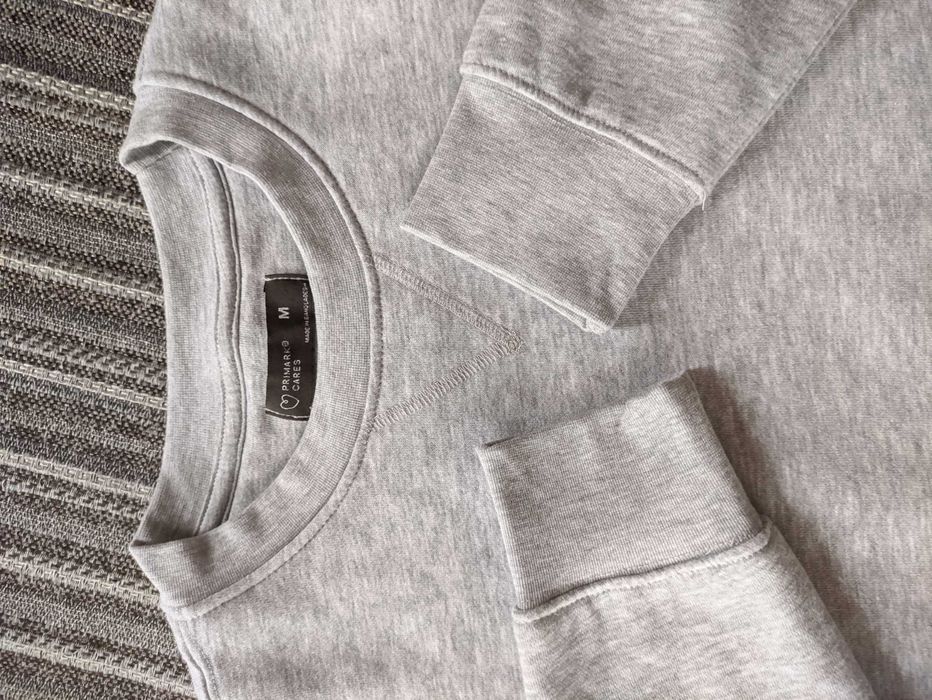 Сірий світшот М толстовка кофта худі primark