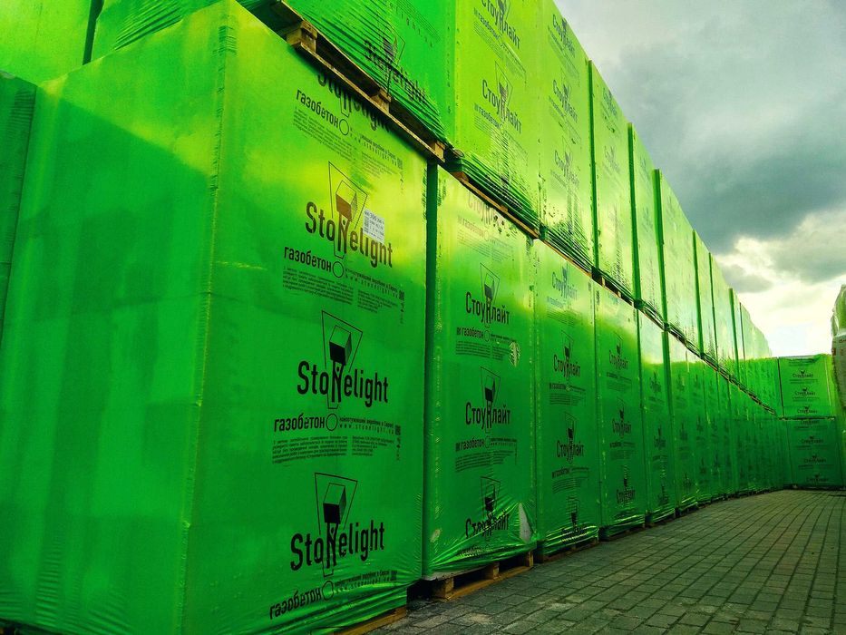 Газоблоки Стоунлайт (Бровари), газобетон, газобетонні блоки