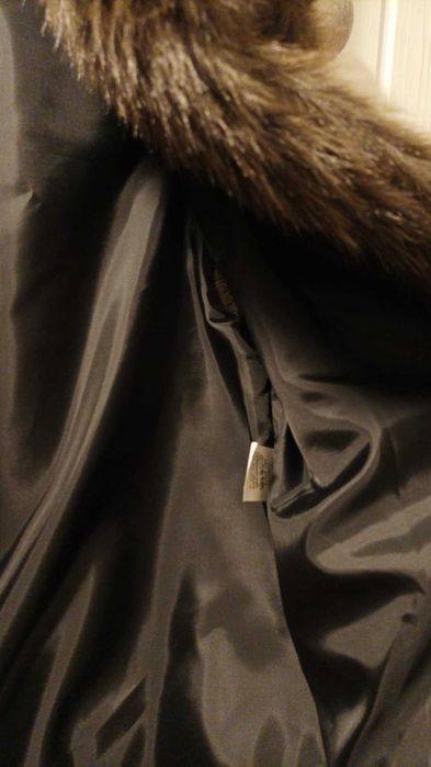 Kamizelka damska ze sztucznego futerka, czekolada.