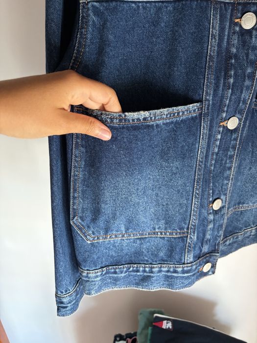 Casaco de ganga pull&bear mulher blusao S jeans