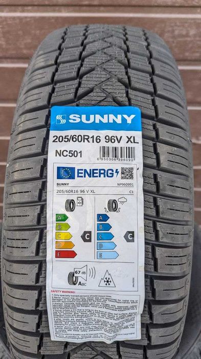 Нові шини Sunny 205/60 R16 96V XL All Season Versat NC501