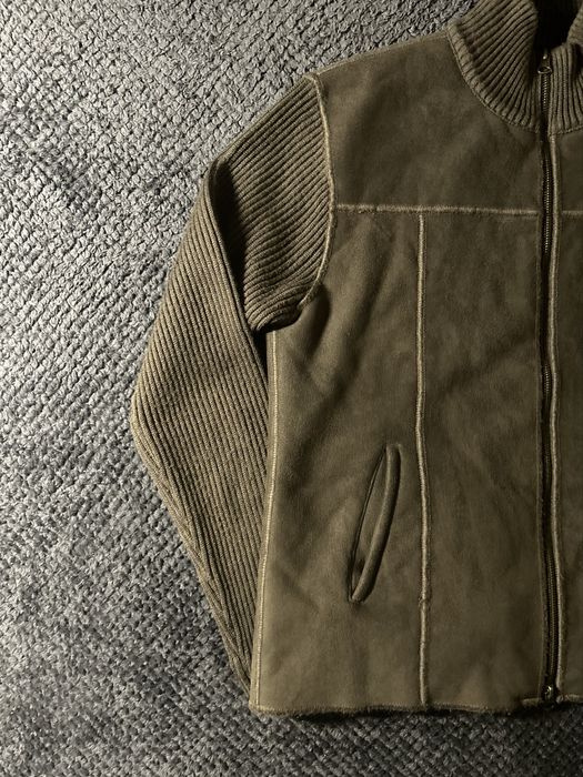 Elegancki góralski golf ocieplany futrem na suwak