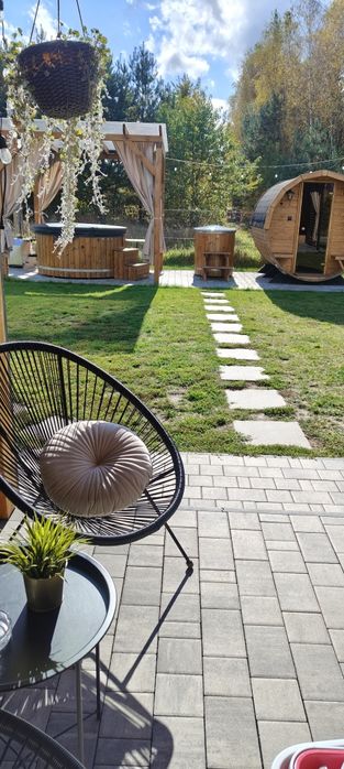 Domek Zielony Zakątek 2 Radawa wynajem  Balia Sauna Jacuzzi