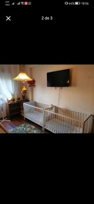 Conjunto de 3 Camas de bebe