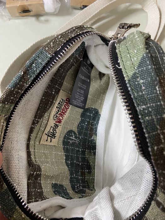Сумка Stussy Canvas camo месендже стусі сумка через плече стуси