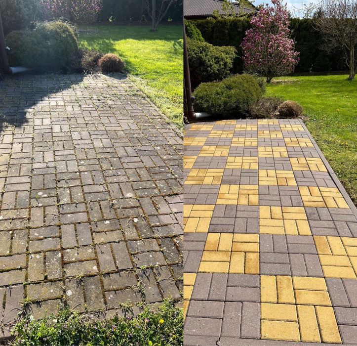 Мийка бруківки/фасадів/парканів