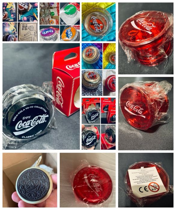 Коллекционные Игрушки Yo Yo ( Йо Йо ) Йо-Йо Coca Cola,Fanta,Sprite 90-е