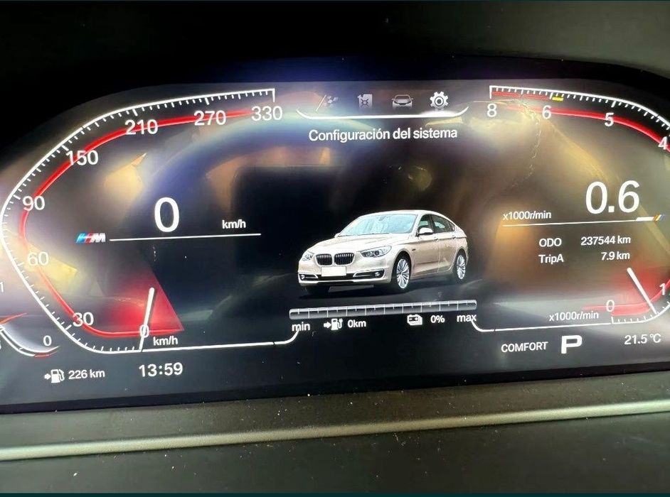 Quadrante Digital BMW Série 5/6/7/X5/X6 (Novo)