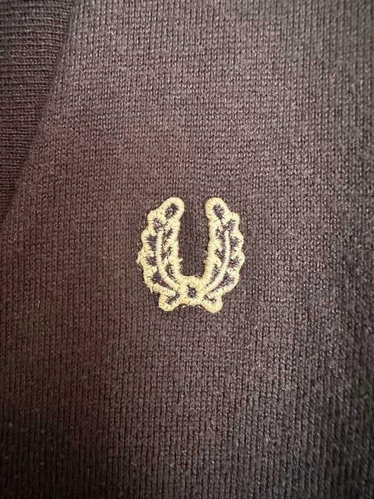 Fred Perry kardigan granatowy | klasyk premium | unisex vintage vibe