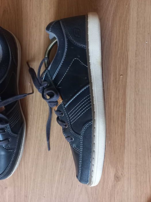 Мужские кожаные кроссовки SKECHERS 42 p.