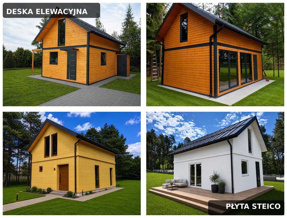 Dom szkieletowy całoroczny 70m2