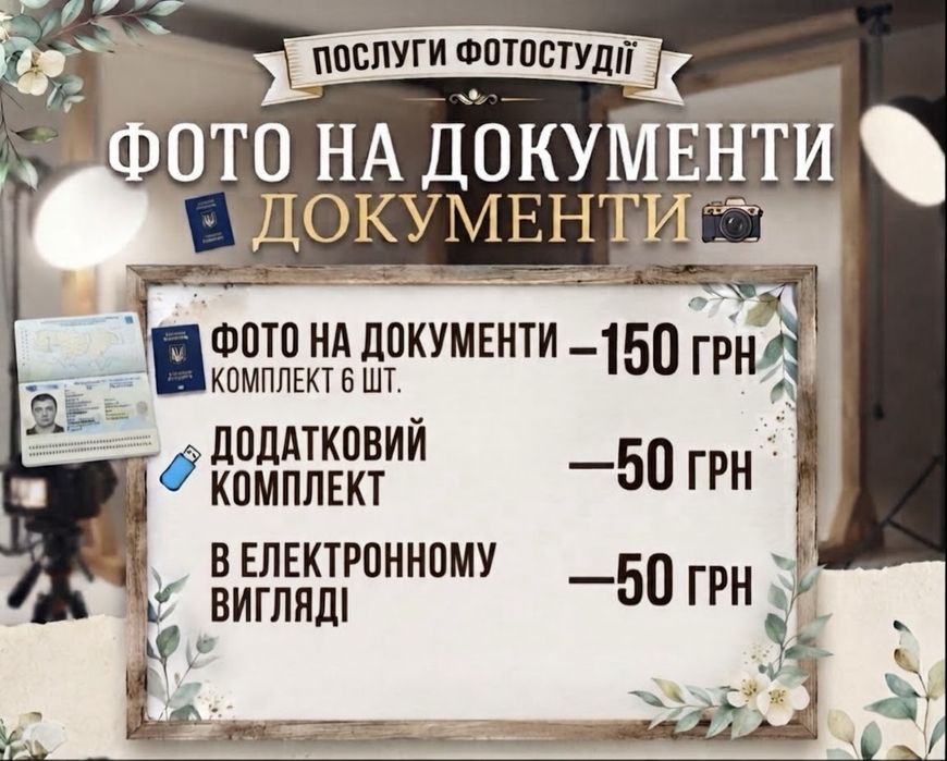 Послуги друку, Друк фото. ксерокс, фото на док, ламінування, пружина, магніти