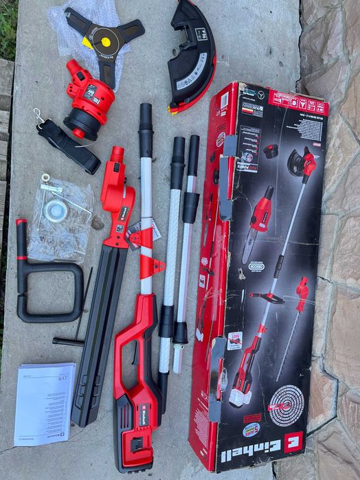 Набір садових інструментів Einhell GE-LM 36/4in1 Li-Solo !!! немає насадки пила!!!