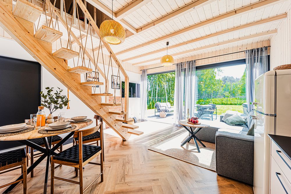 domek nad jeziorem, mazury, jacuzzi, Siemiany, Jeziorak