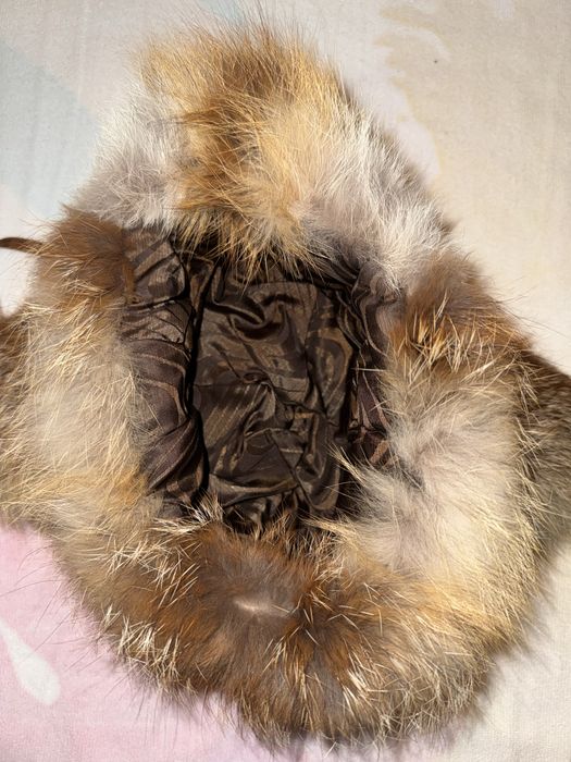 Futrzana czapka z lisa