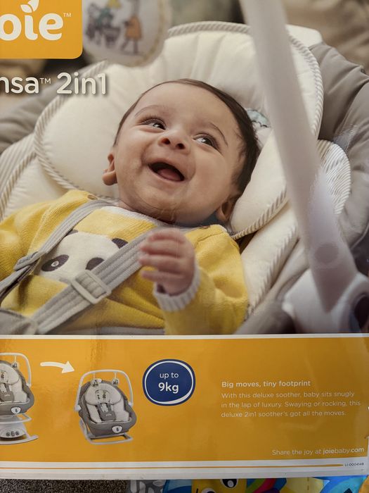 Espreguiçadeira Bebe baloiço electrica Joie Sansa
