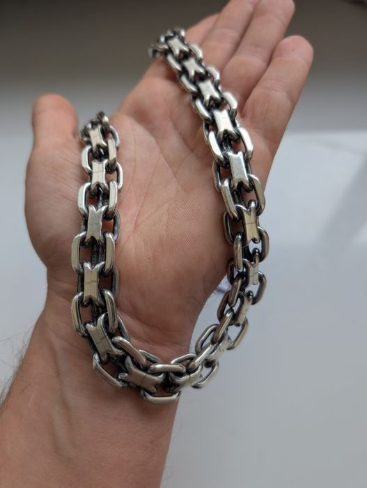 Срібний ланцюжок 300г чоловічий  мужская серебряная цепочка 925