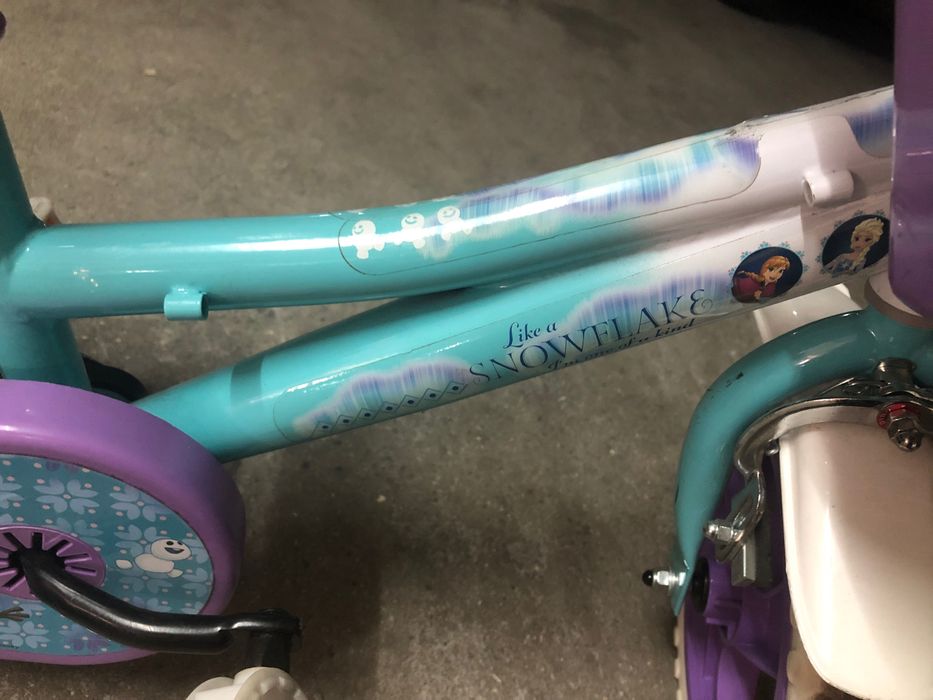 Bicicleta de criança frozen