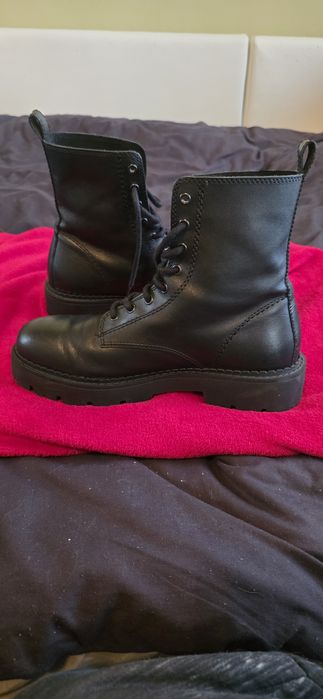Tommy Jeans TJW Lace Up Leather Boot.