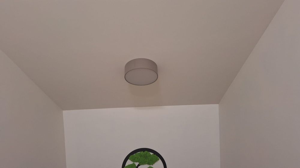 Plafon sufitowy ścienny szary