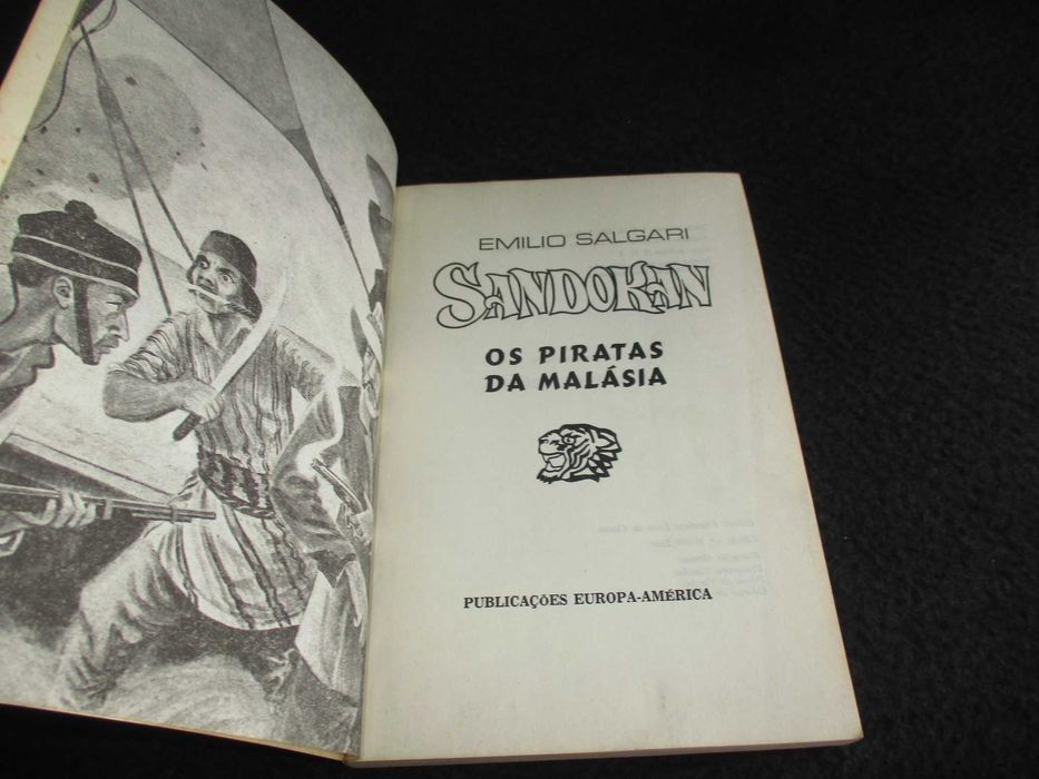 Livros Sandokan Emilio Salgari 1977