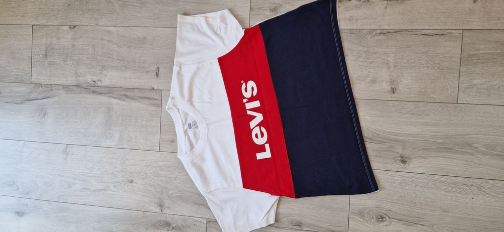 Levis bluzka koszulka T Shirt logo crop