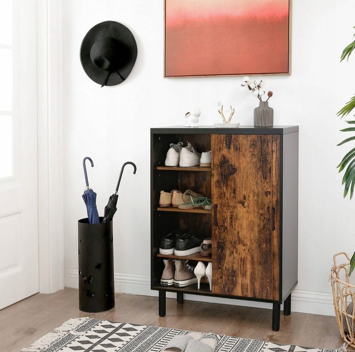 Szafka na buty Songmics 70 x 100 x 35 cm odcienie brązu